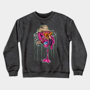 Fear and Loathing Flamingo Crewneck Sweatshirt